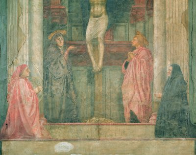 Die Dreifaltigkeit (Detail) von Tommaso Masaccio